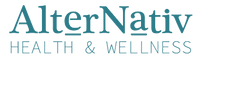 Logo de Alternativ, farmacia especializada en medicina integrativa y funcional en Colombia, inspirada en el bienestar consciente y el equilibrio interior.