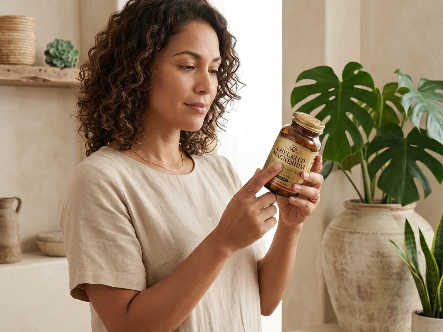 persona evaluando suplementos efectivos en Colombia de forma consciente