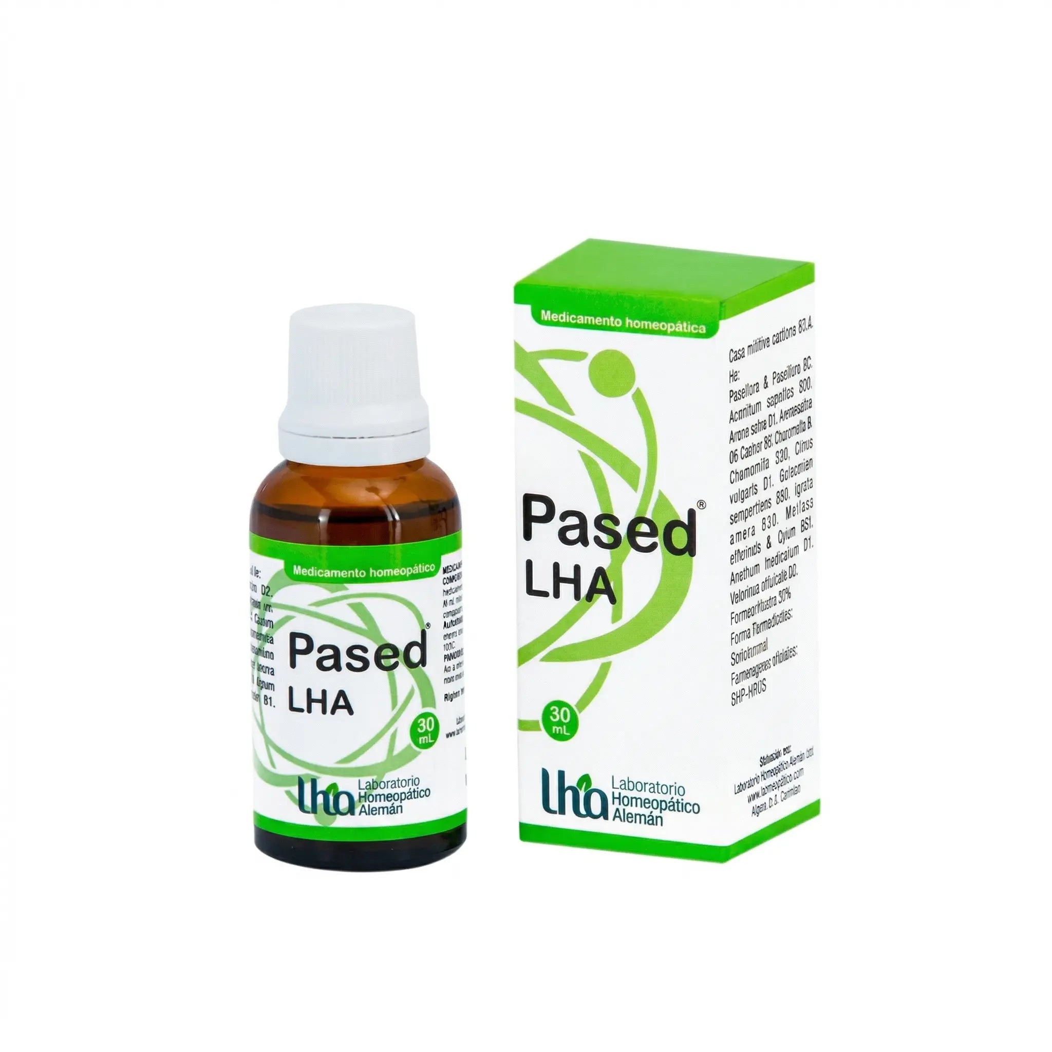 Pased gotas 30 ml medicamento homeopático LHA. Venta bajo fórmula médica en Alternativ Colombia.