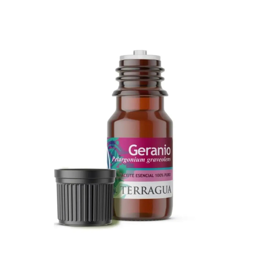 Aceite esencial de geranio Terragua para aromaterapia y cuidado de la piel