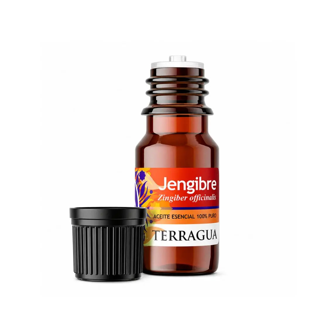 Aceite esencial de jengibre Terragua para aromaterapia y energía natural