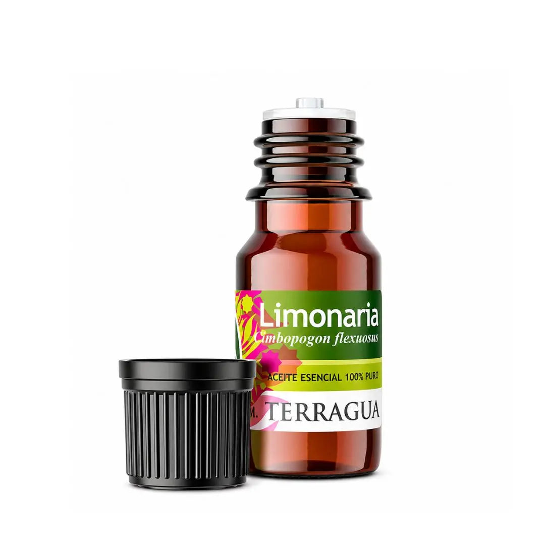 Aceite esencial de limonaria Terragua para aromaterapia y limpieza ambiental