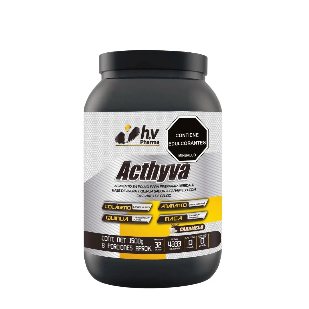 Acthyva HVT suplemento nutricional con proteína, colágeno y quinoa disponible en Alternativ Colombia