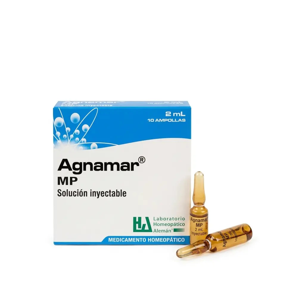 Agnamar LHA ampollas medicamento homeopático caja x10 con registro INVIMA Colombia