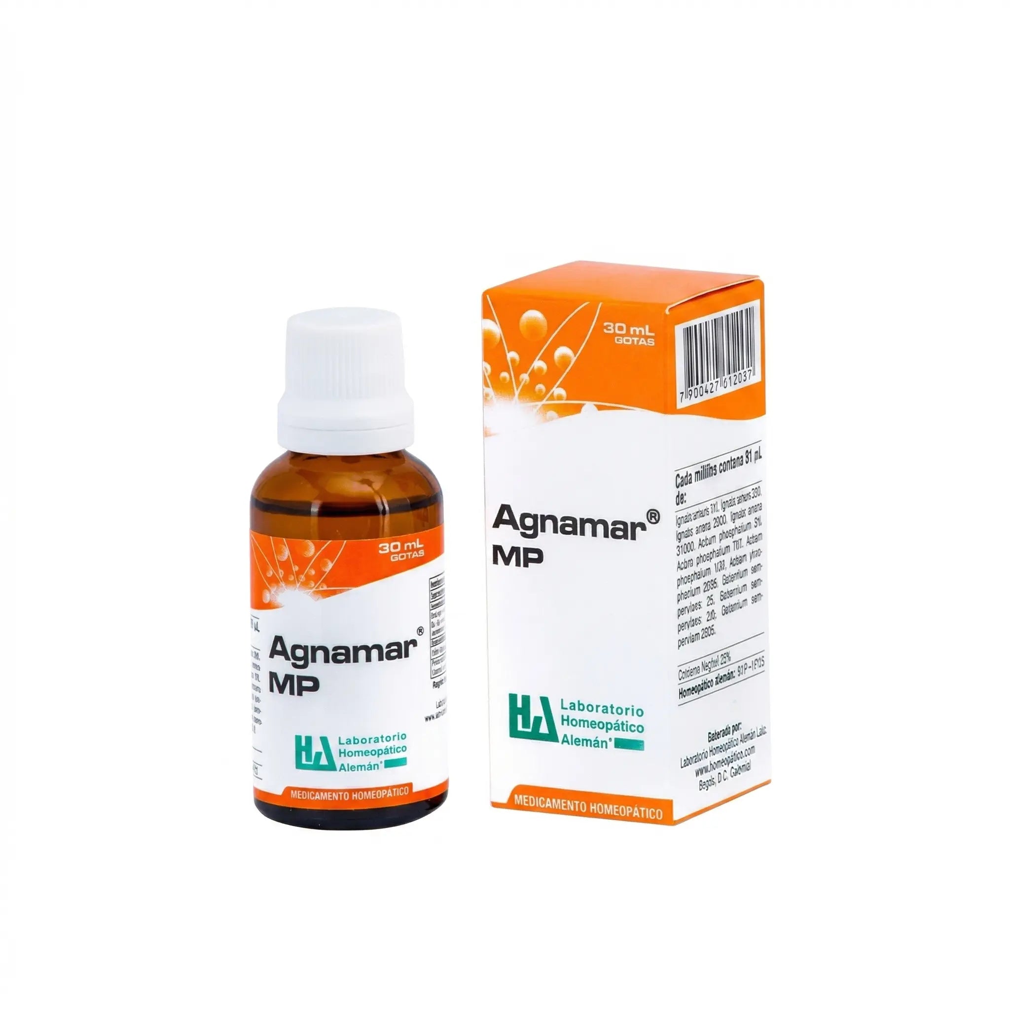 Agnamar MP gotas LHA 30 ml medicamento homeopático fórmula médica Colombia Alternativ