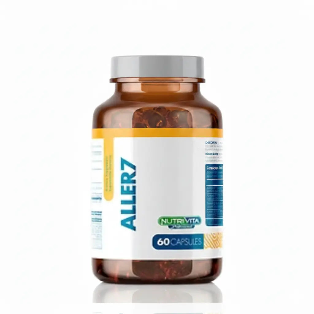 Aller 7 Ácido Ascórbico Nutrivita 60 cápsulas suplemento dietario distribuido por Alternativ en Colombia