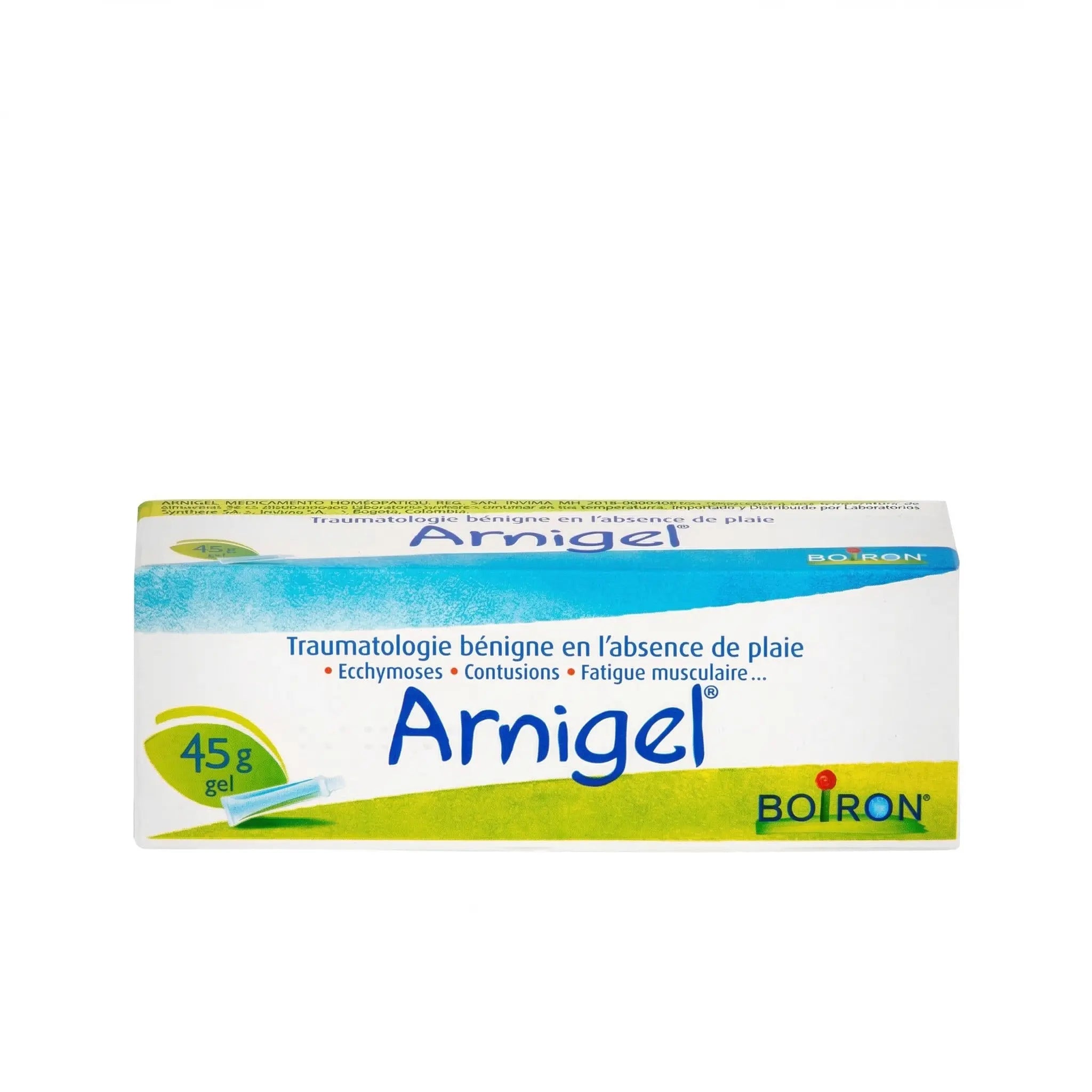 Arnigel Arnica montana gel 45g medicamento homeopático tópico Boiron Colombia