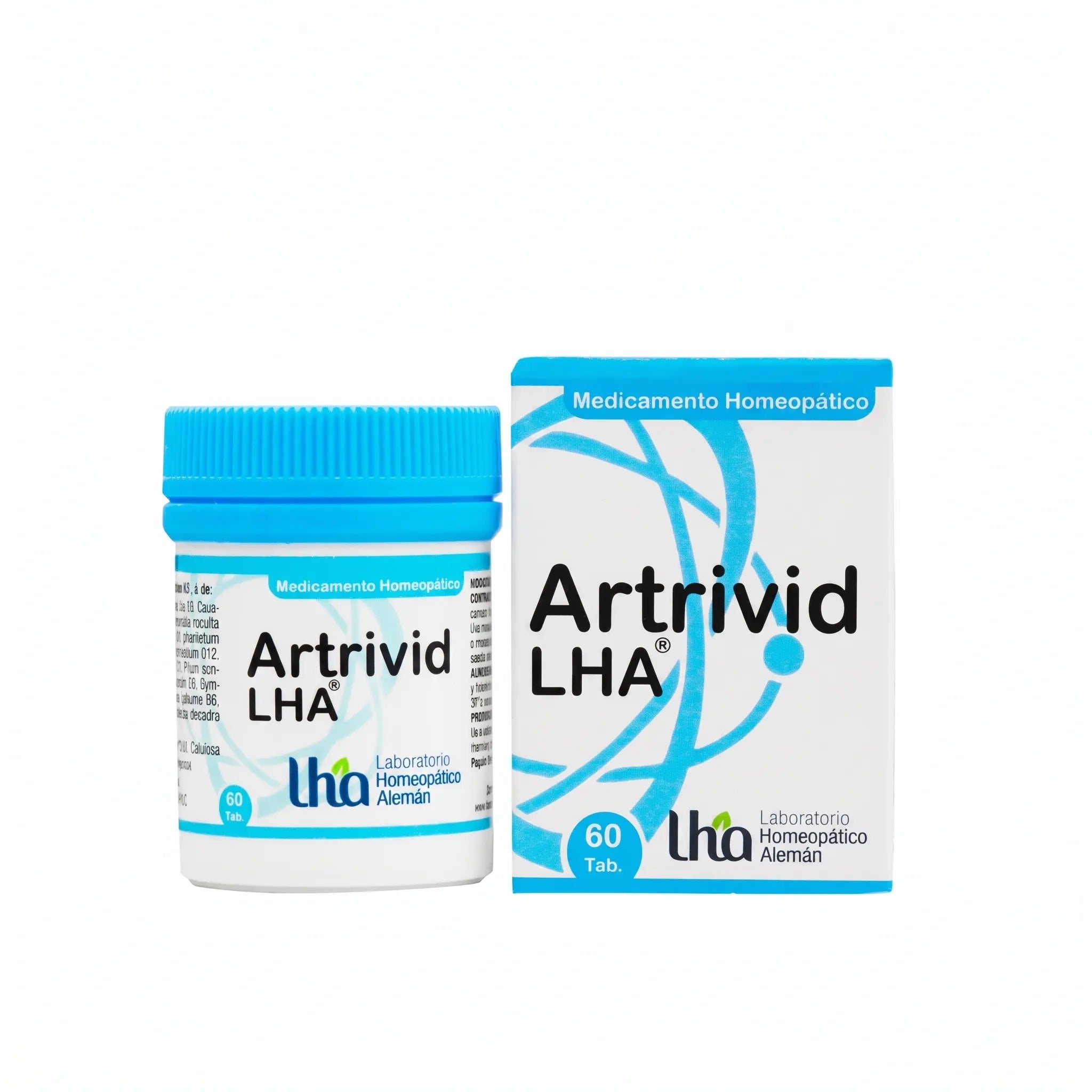 Artrivid tabletas LHA x60 medicamento homeopático fórmula médica Colombia Alternativ