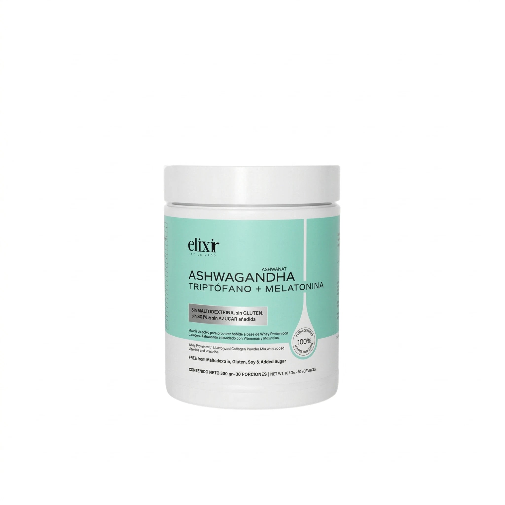 Ashwagandha Elixir 300 g bienestar sueño estrés natural Colombia Alternativ