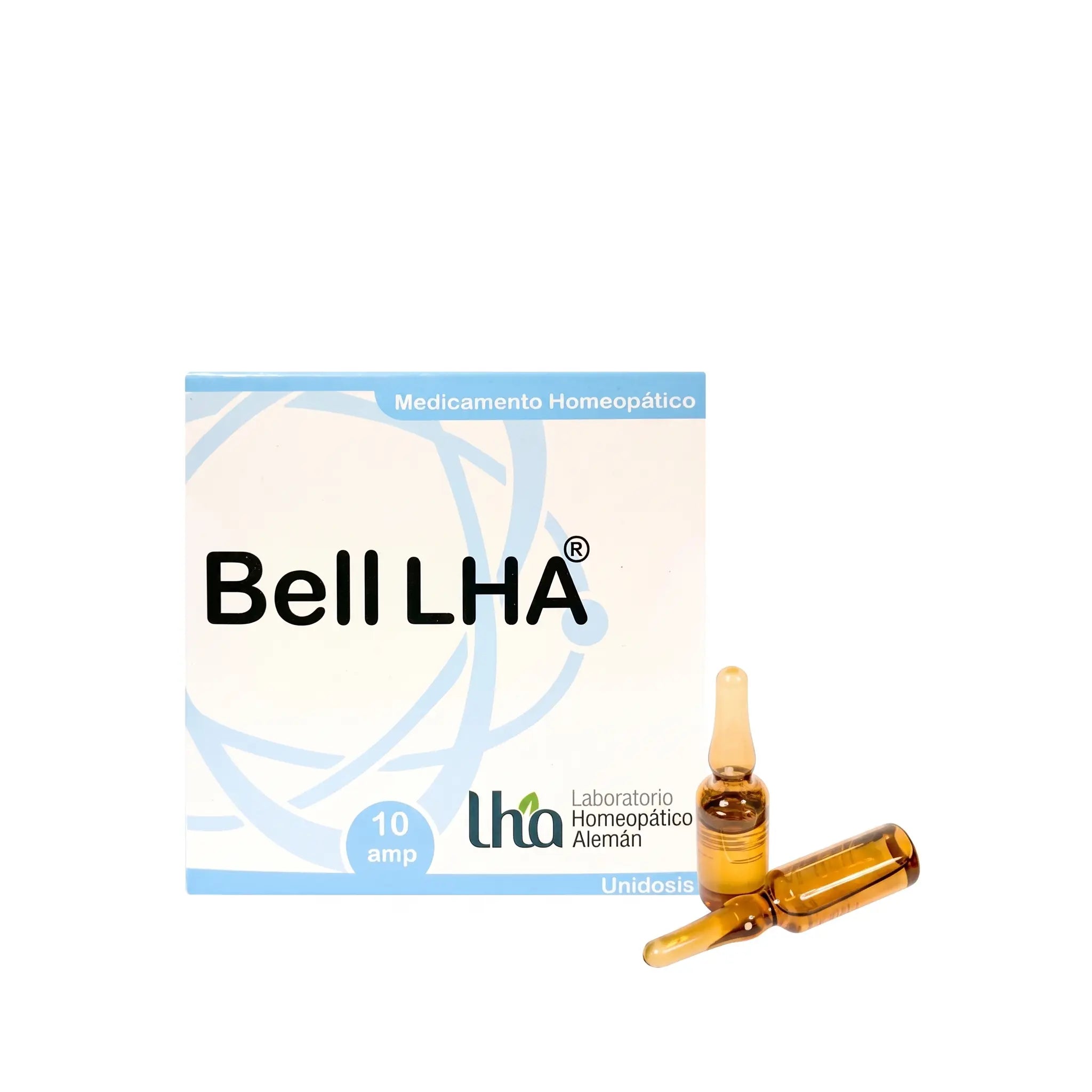 Bell ampollas LHA x10 2 ml medicamento homeopático inyectable fórmula médica Colombia Alternativ