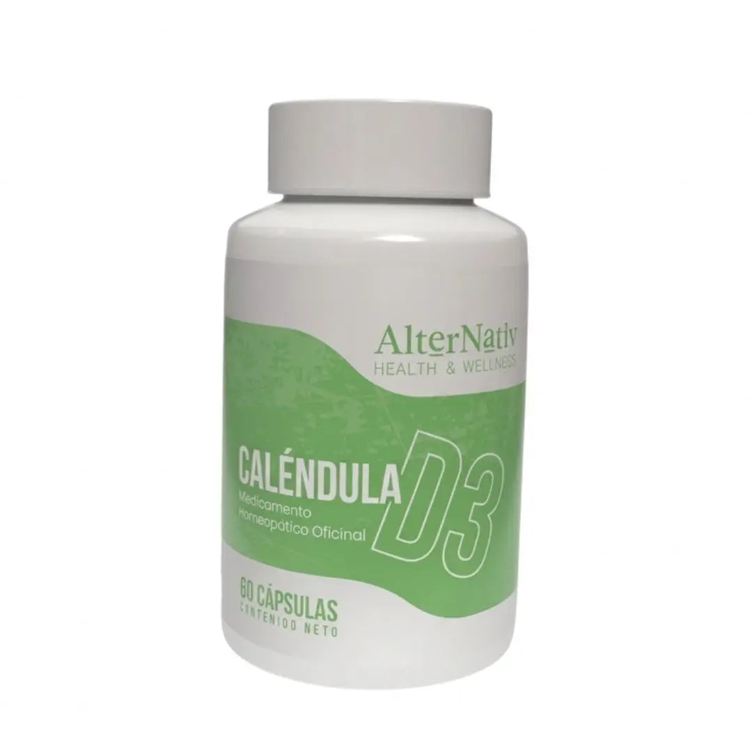 Calendula D3 cápsulas x60 medicamento homeopático oficinal Alternativ Colombia Jaquin France