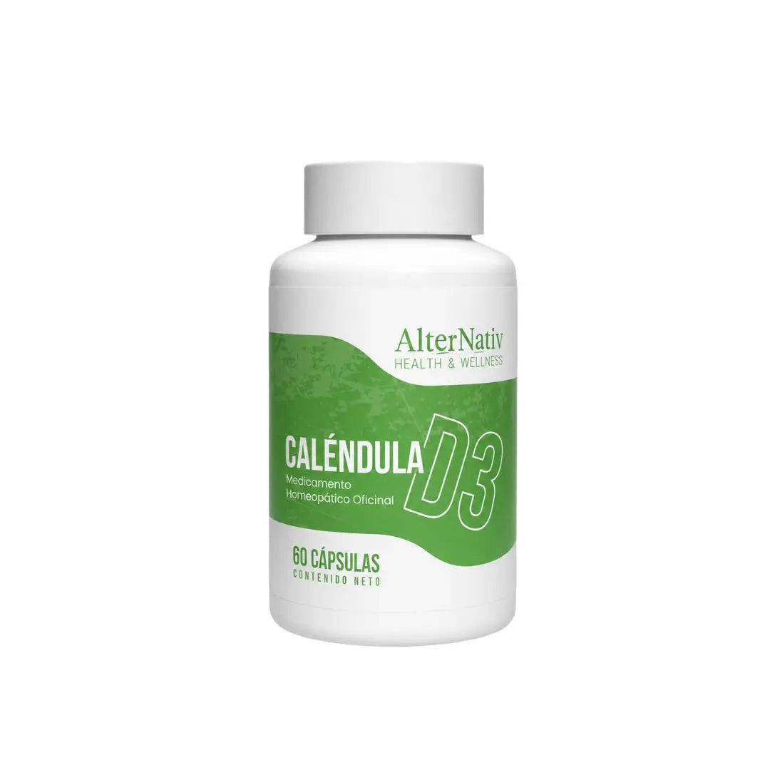 Calendula D3 cápsulas x60 medicamento homeopático oficinal Alternativ Colombia Jaquin France