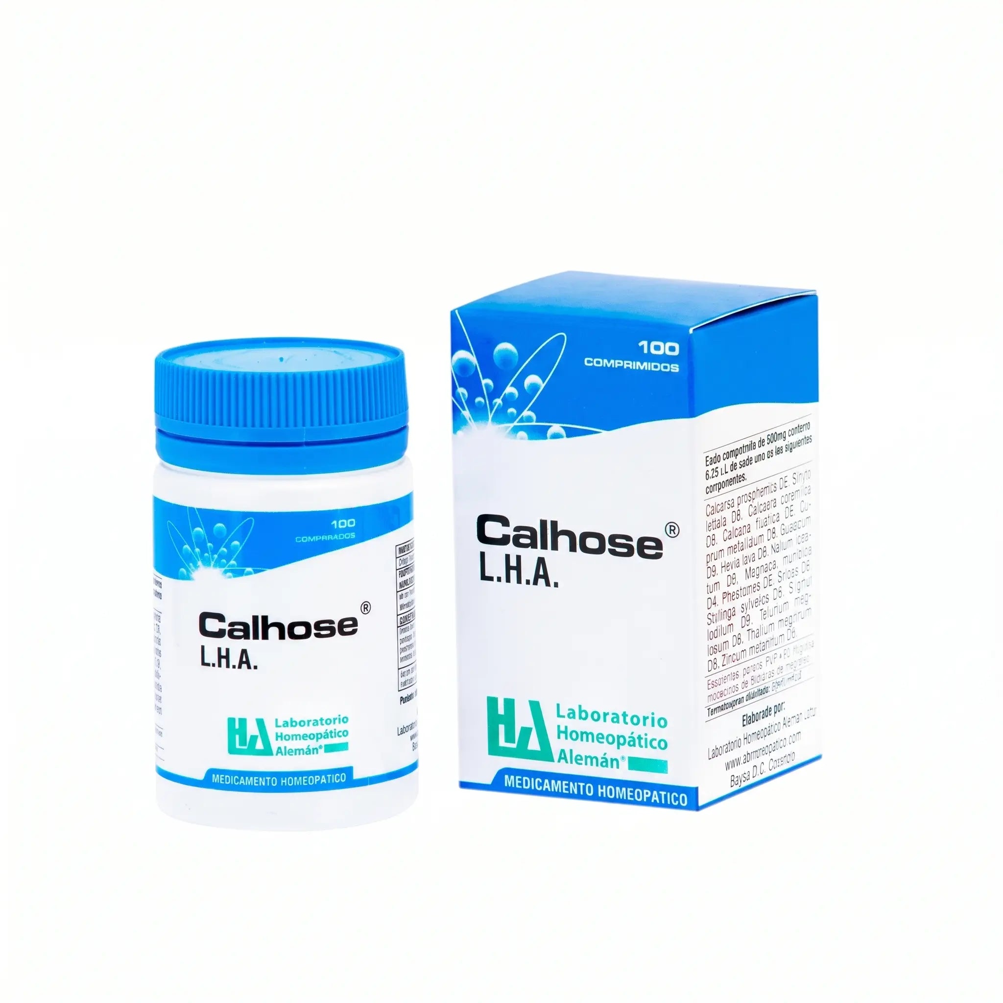 Calhose comprimidos LHA x100 medicamento homeopático fórmula médica Colombia Alternativ