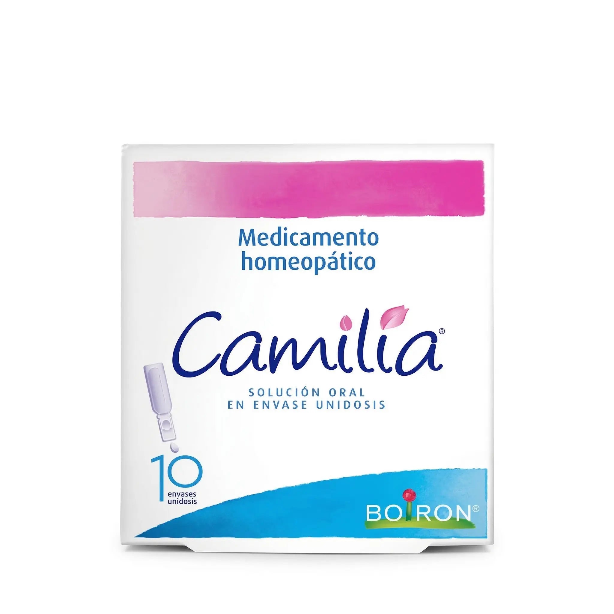 Camilia Boiron unidosis solución oral homeopática infantil caja x10 Colombia