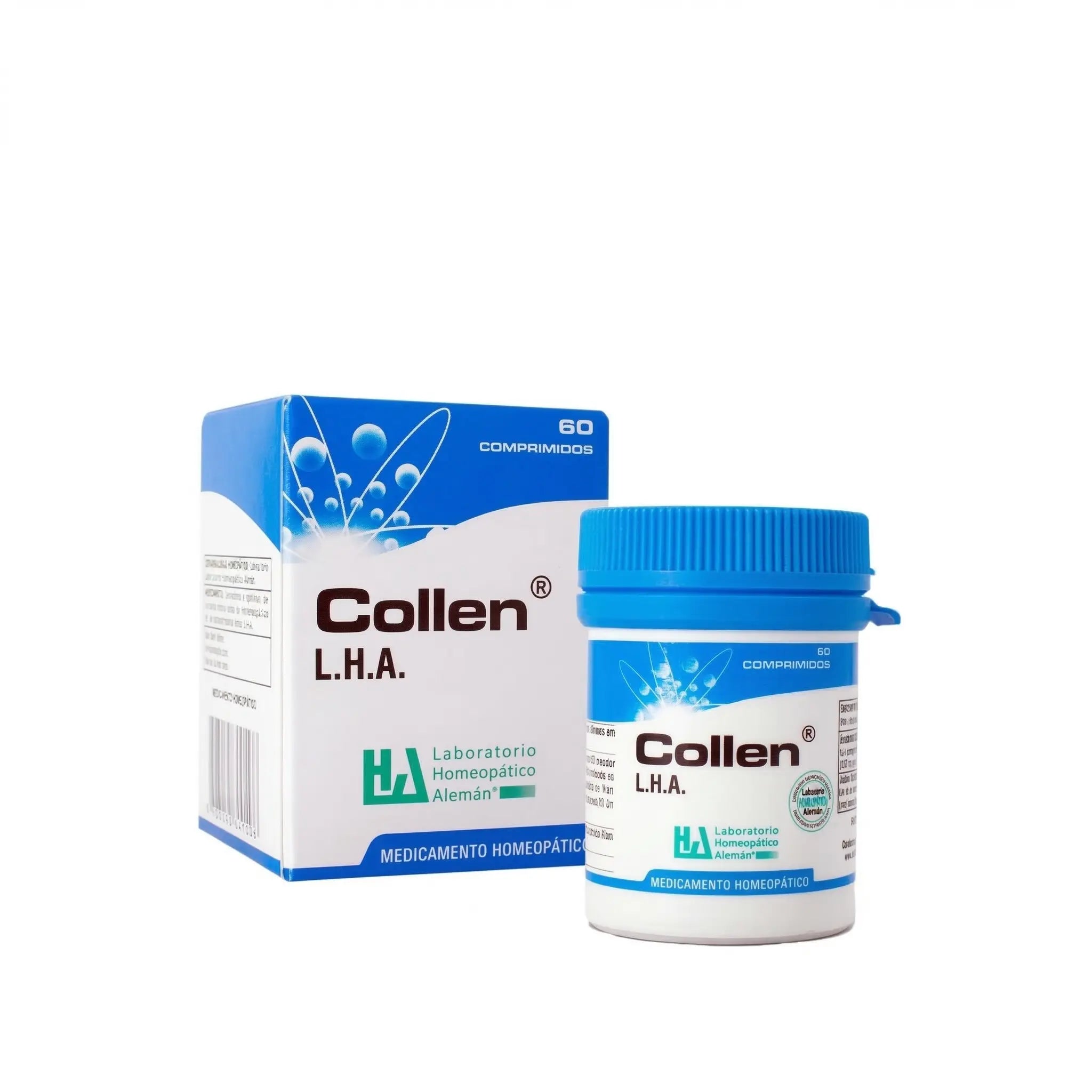 Collen LHA comprimidos medicamento homeopático registro INVIMA Colombia