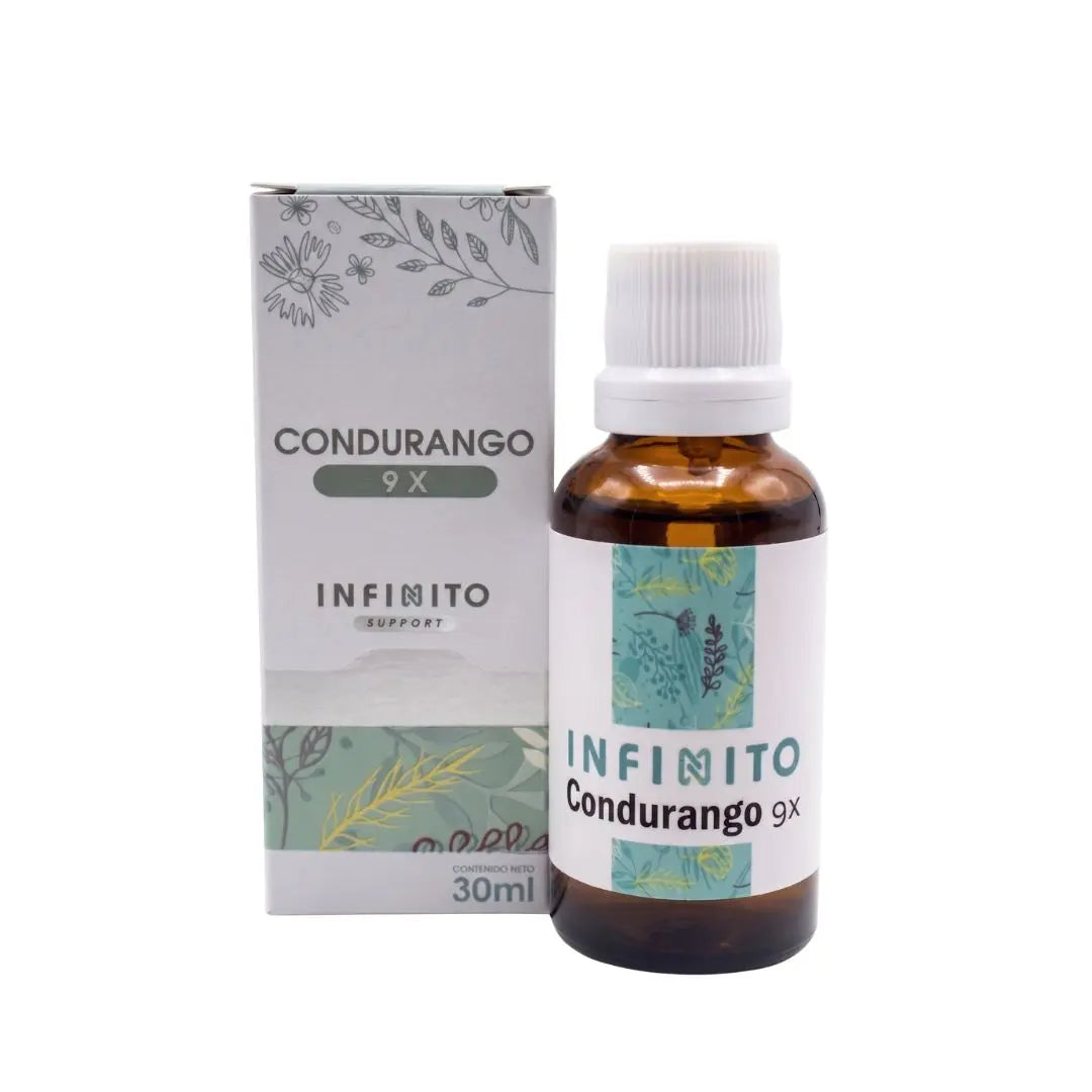 Condurango 9X Gotas medicamento homeopático oficinal elaborado por Laboratorio Infinito H&V y distribuido por Alternativ S.A.S.