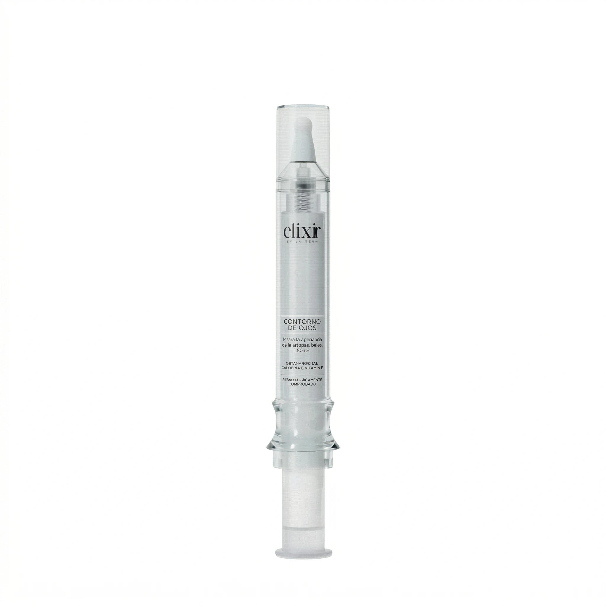 Contorno de ojos Elixir 15 ml ácido hialurónico colágeno hidratación luminosidad mirada Colombia Alternativ