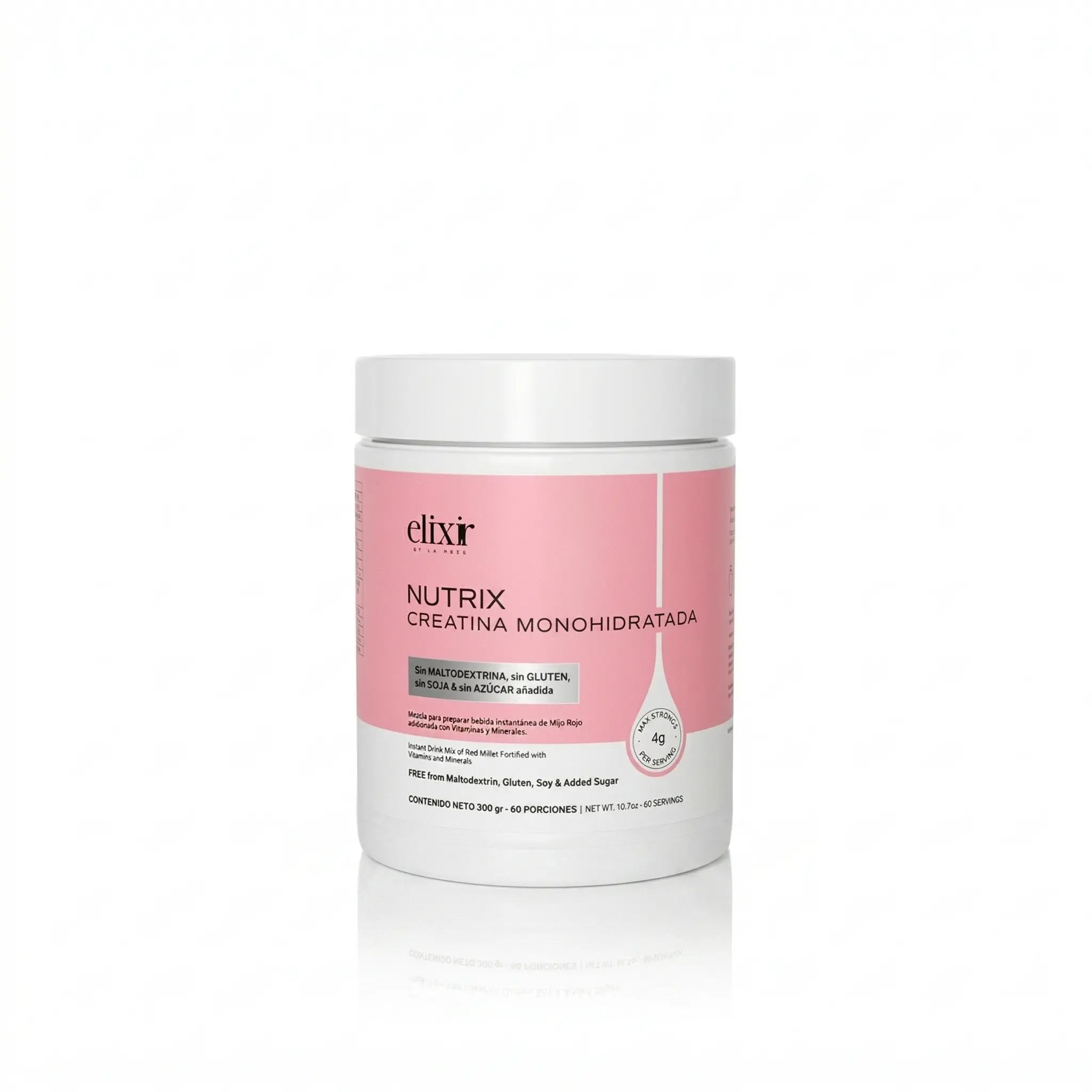 Creatina monohidratada Elixir 300 g fuerza energía rendimiento Colombia Alternativ