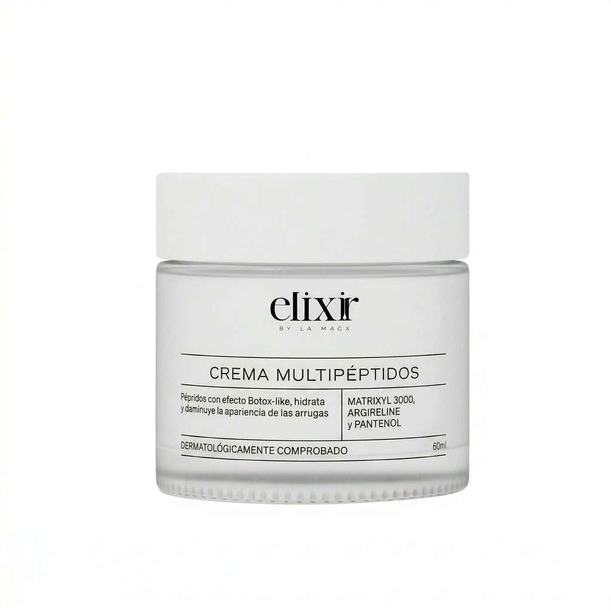 Crema multipéptidos Elixir 60 ml Matrixyl Argireline efecto tensor firmeza piel Colombia Alternativ