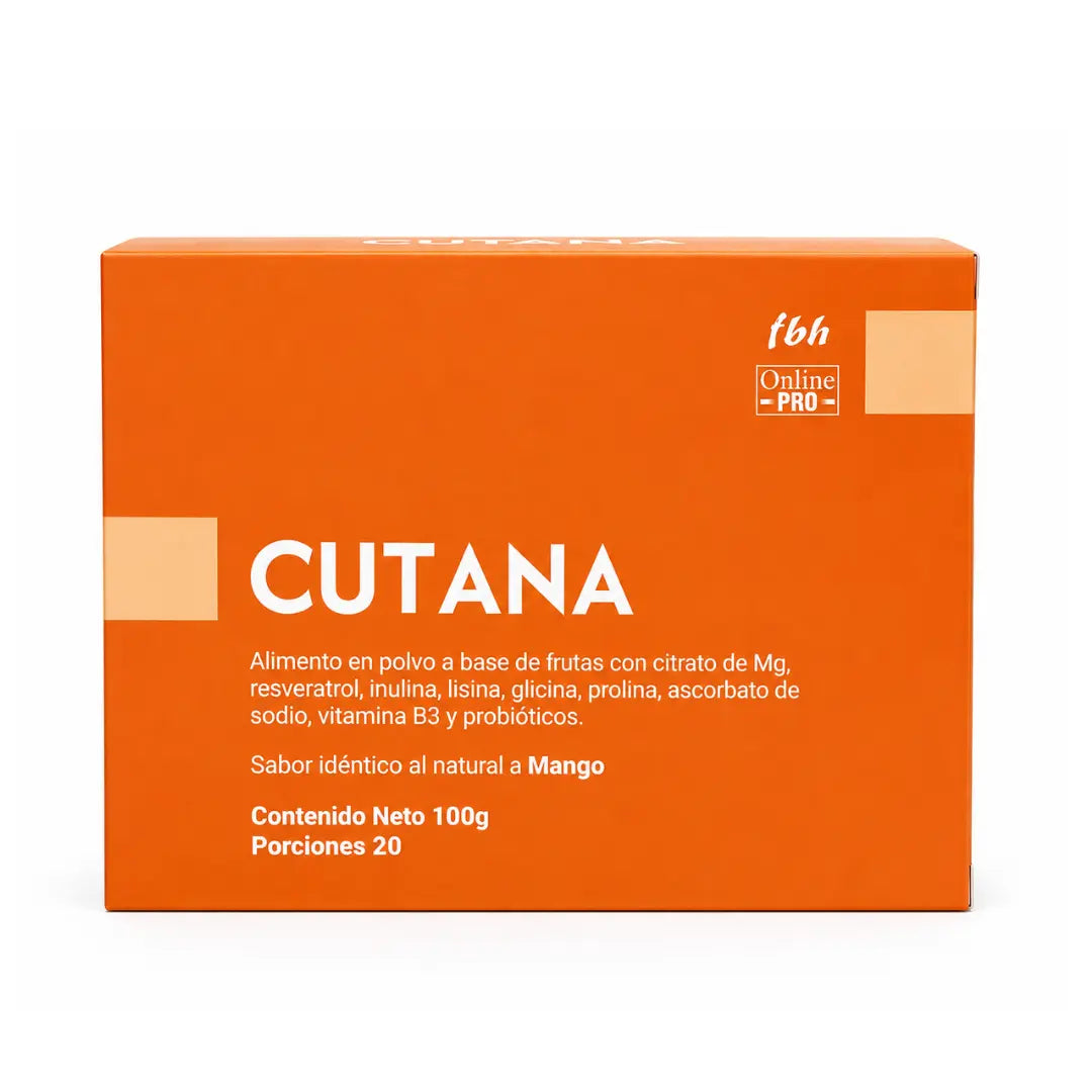 Cutana Jaquin de Francia x 20 sobres, alimento funcional con ocho cepas probióticas, resveratrol, magnesio, inulina y vitamina C