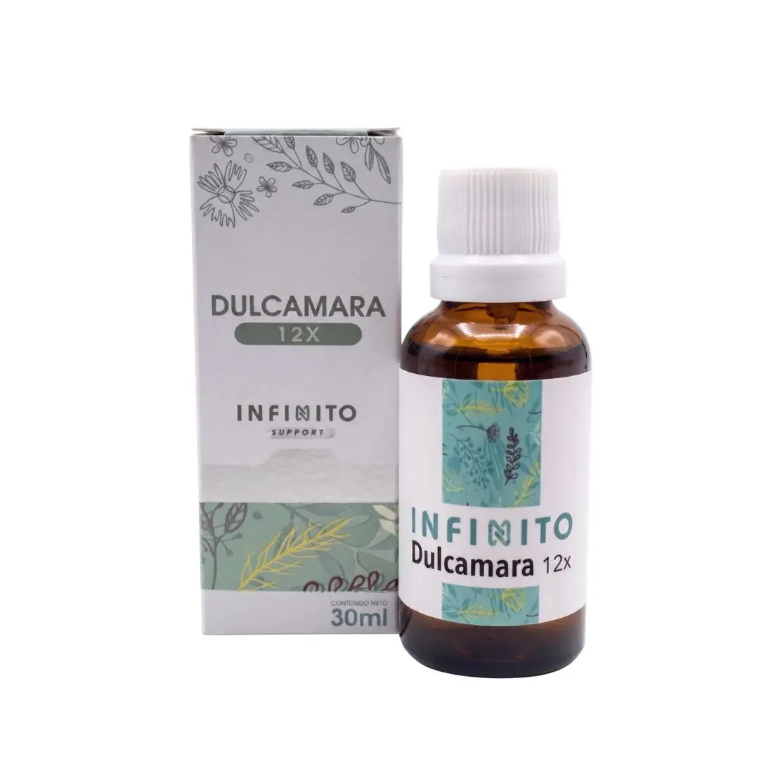 Dulcamara 12X Gotas medicamento homeopático oficinal elaborado por Laboratorio Infinito H&V y distribuido por Alternativ S.A.S.