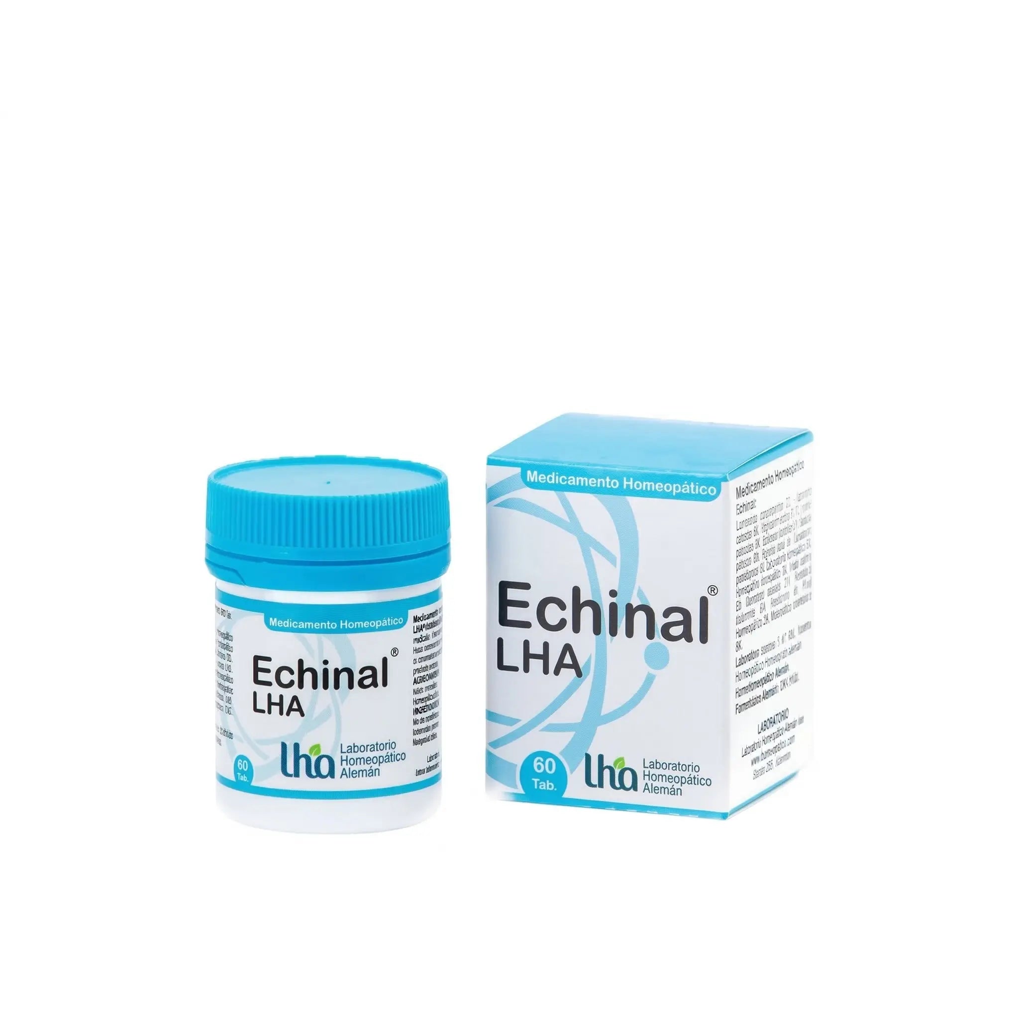 Echinal LHA comprimidos medicamento homeopático frasco x60 registro INVIMA Colombia