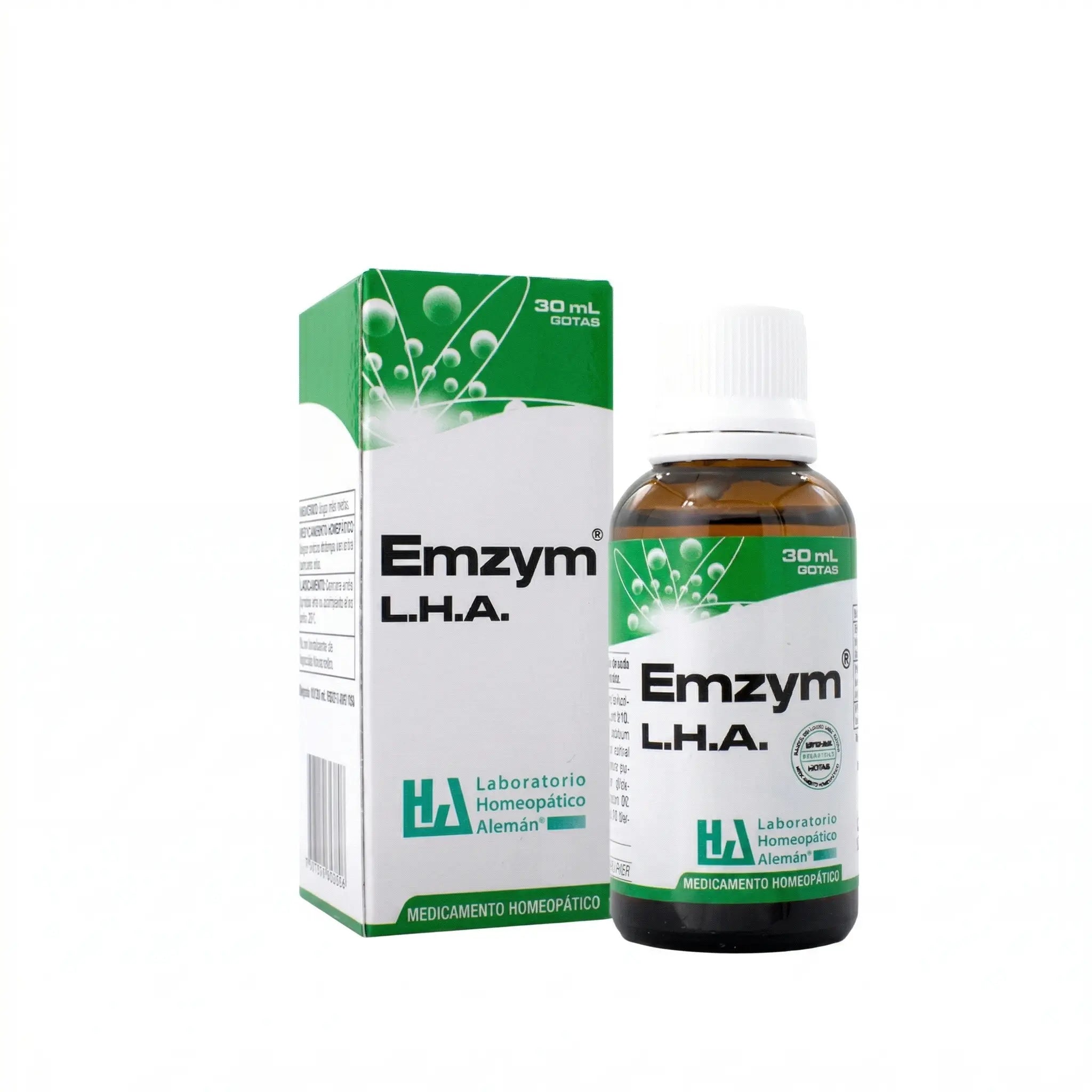 Emzym gotas LHA 30 ml medicamento homeopático fórmula médica Colombia Alternativ