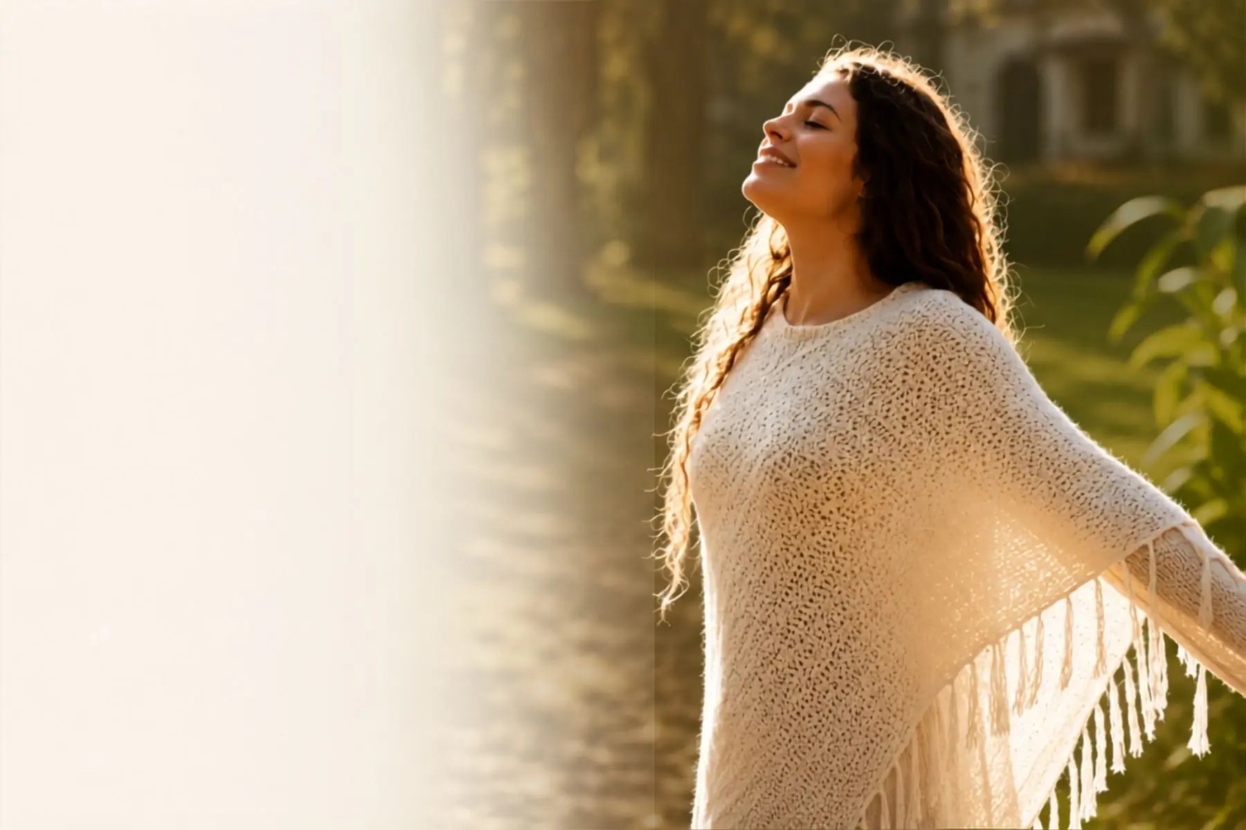 Mujer en estado de relajación representando el bienestar integral, acompañando la categoría de suplementos funcionales de Alternativ con vitaminas y minerales para apoyar la energía, la inmunidad y el equilibrio del organismo.