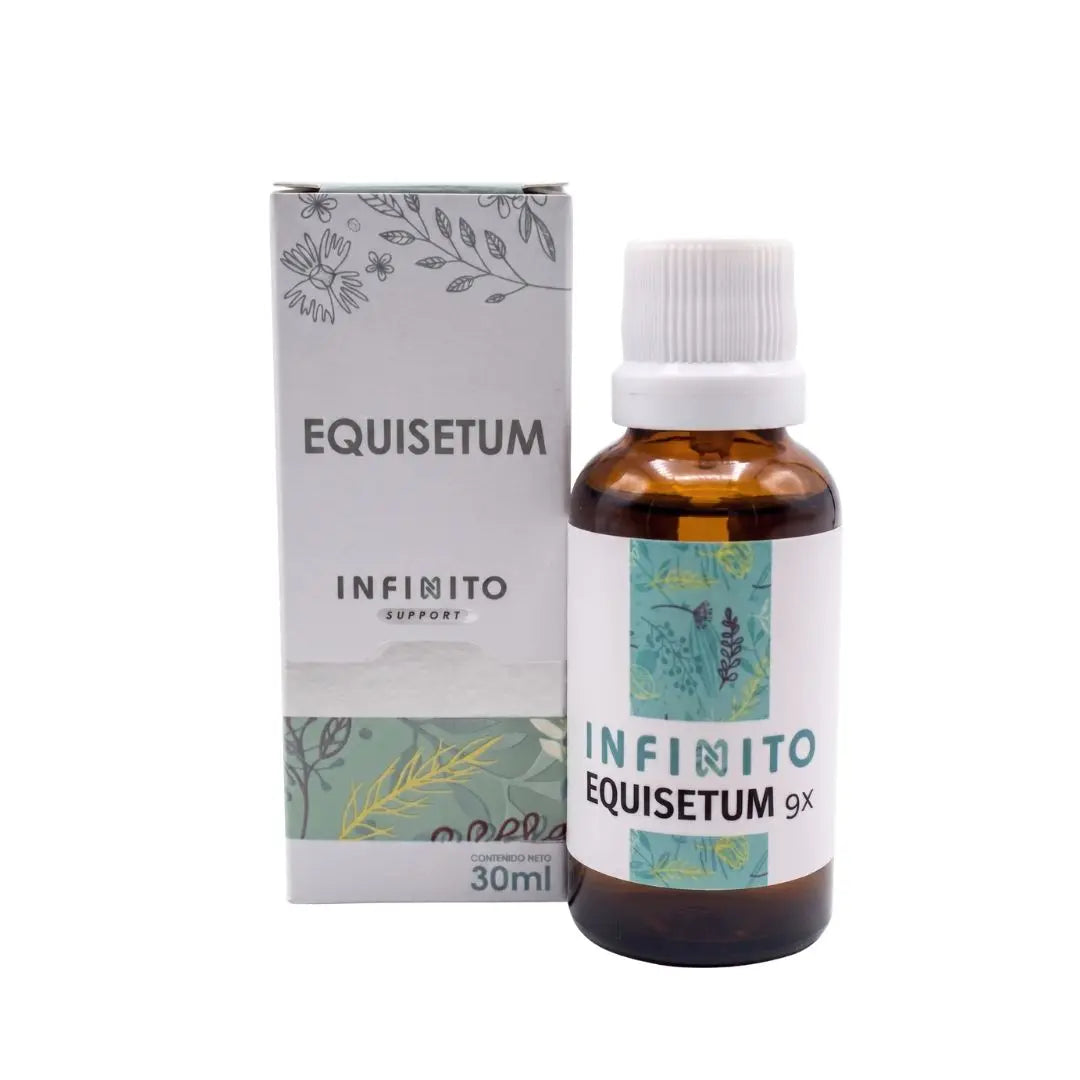 Equisetum 9X Gotas medicamento homeopático oficinal elaborado por Laboratorio Infinito H&V y distribuido por Alternativ S.A.S.