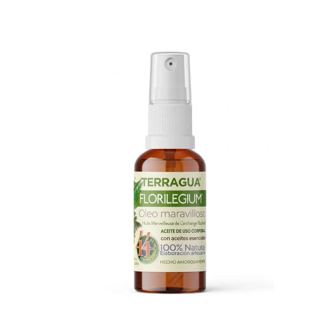 Florilegium óleo maravilloso Terragua aceite corporal para masaje localizado y bienestar