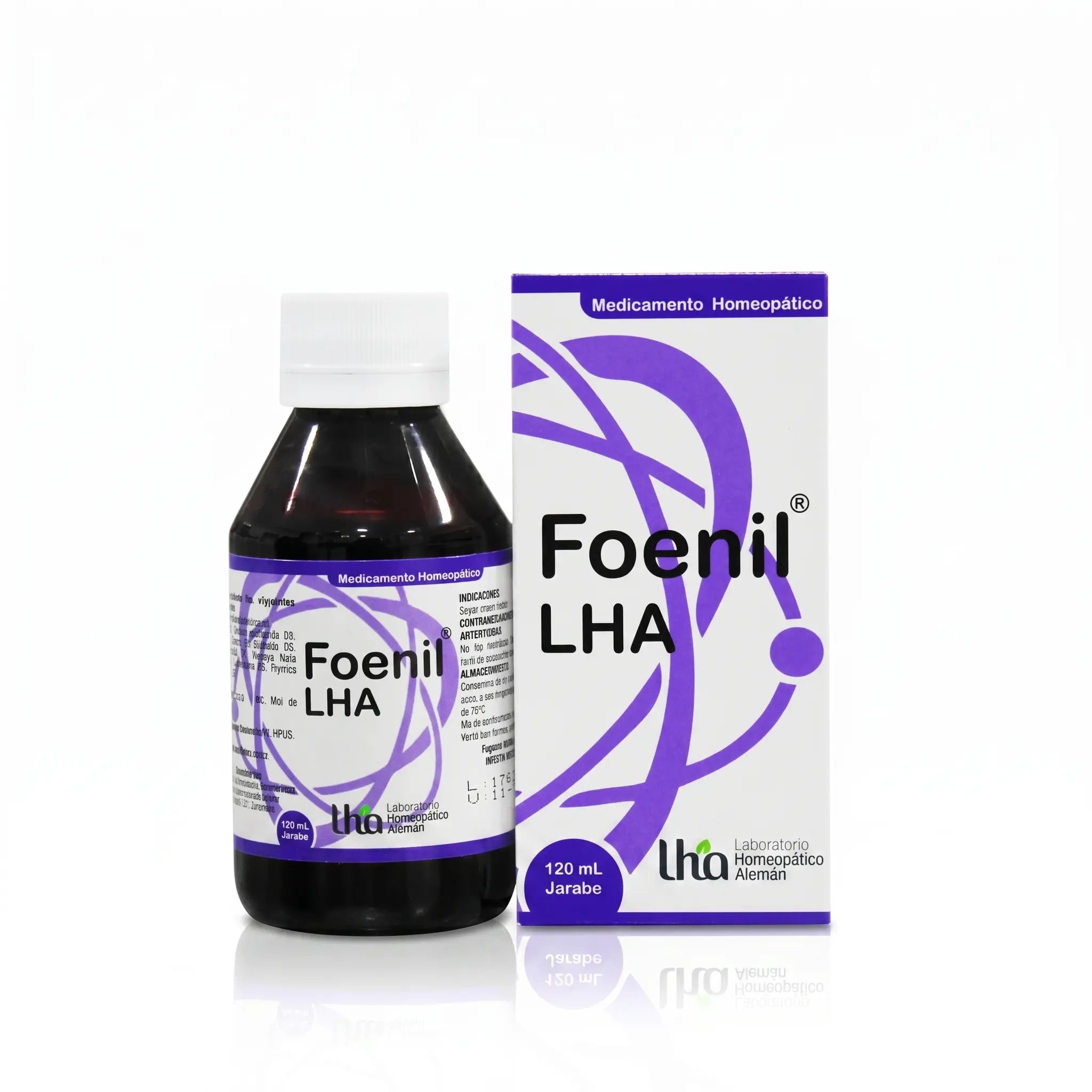Foenil LHA 120 ml medicamento homeopático solución oral fórmula médica Colombia Alternativ
