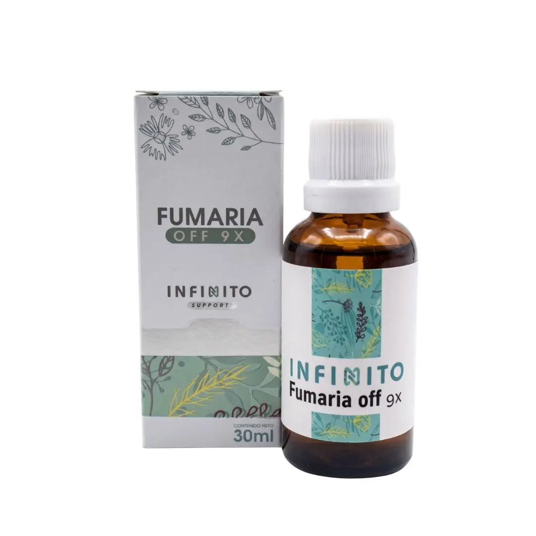 Fumaria Off 9X Gotas medicamento homeopático oficinal elaborado por Laboratorio Infinito H&V y distribuido por Alternativ S.A.S.