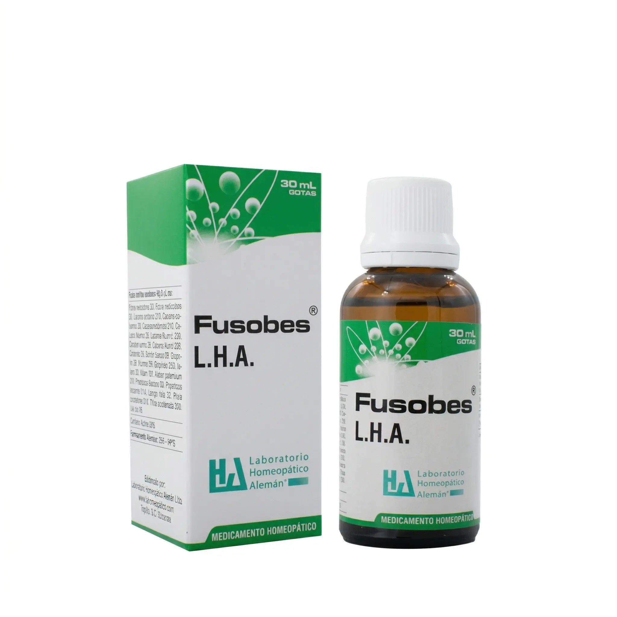 Fusobes gotas LHA 30 ml medicamento homeopático fórmula médica Colombia Alternativ
