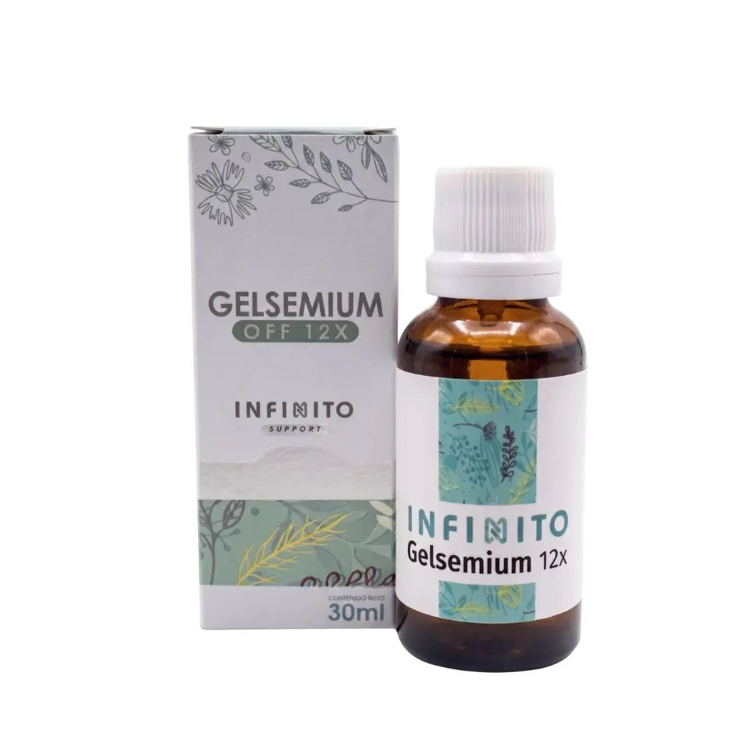Gelsemium 12X Gotas medicamento homeopático oficinal elaborado por Laboratorio Infinito H&V y distribuido por Alternativ S.A.S.