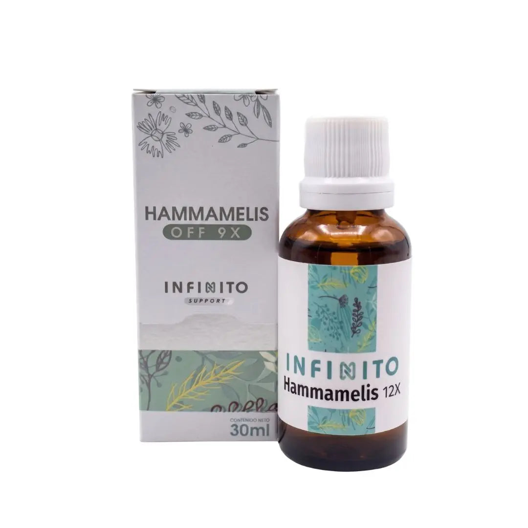 Hammamelis 12X Gotas medicamento homeopático oficinal elaborado por Laboratorio Infinito H&V y distribuido por Alternativ S.A.S.