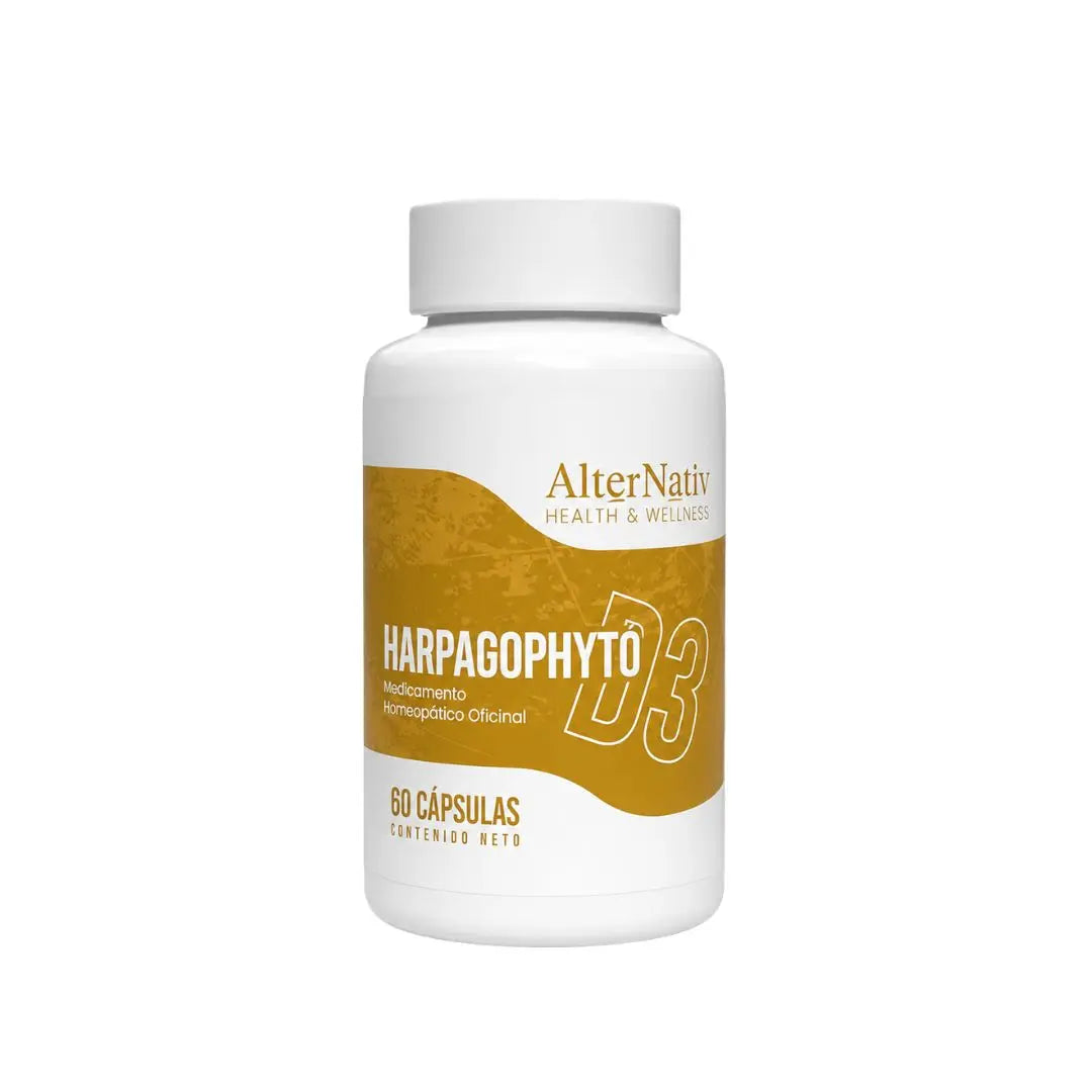 Harpagophyto D3 cápsulas x60 medicamento homeopático oficinal Alternativ Colombia Jaquin France