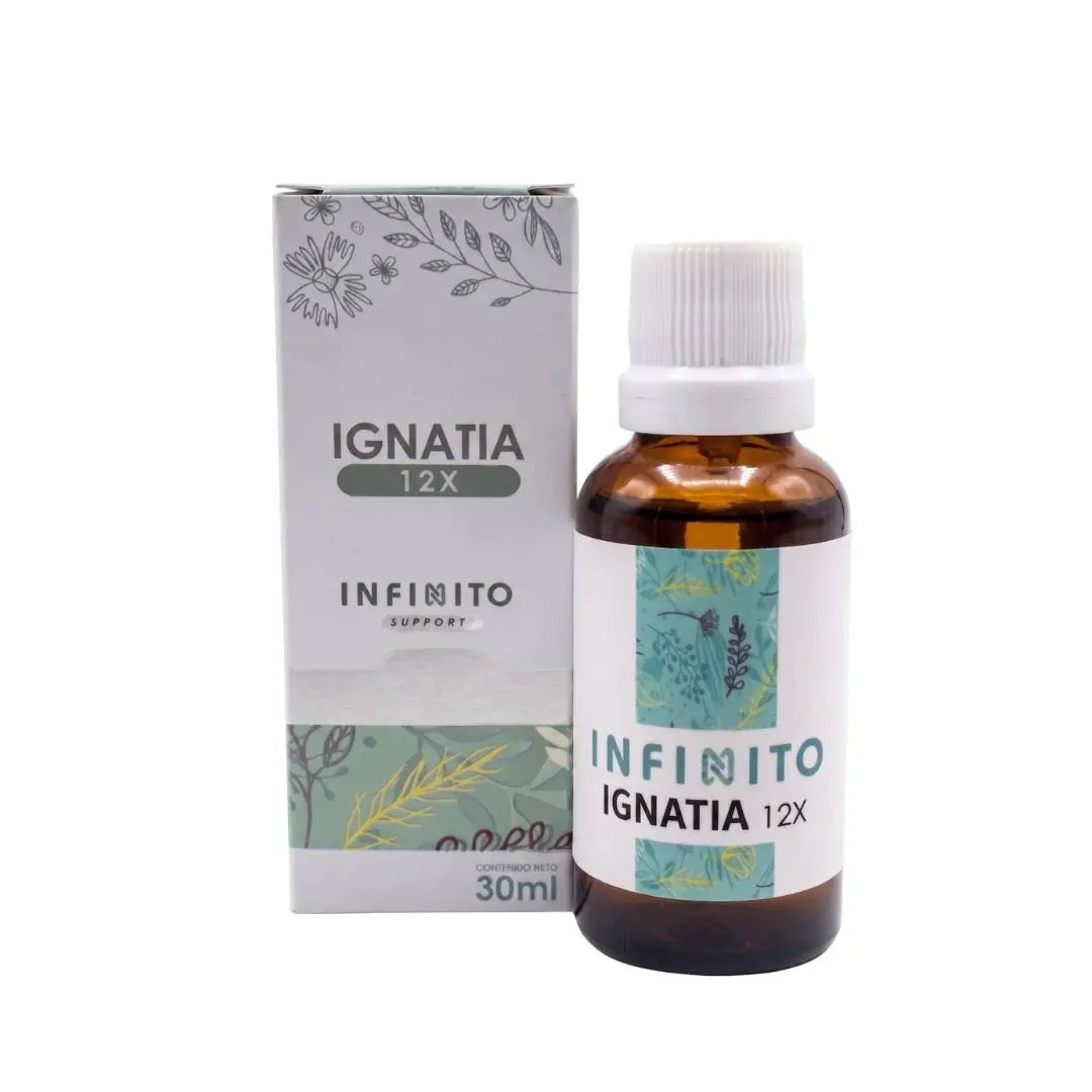 Ignatia 12X Gotas medicamento homeopático oficinal elaborado por Laboratorio Infinito H&V y distribuido por Alternativ S.A.S.