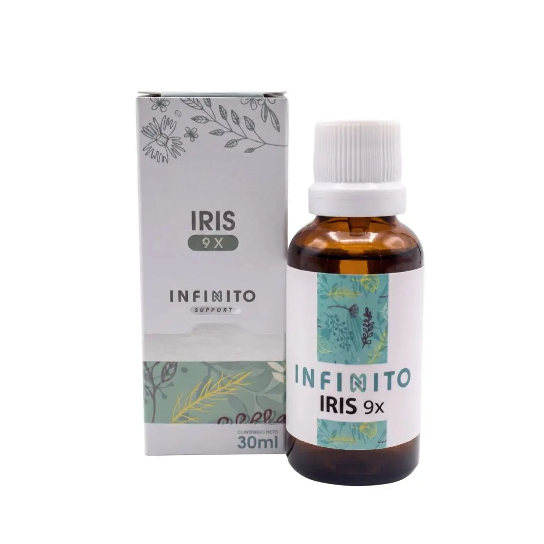 Iris 9X Gotas medicamento homeopático oficinal elaborado por Laboratorio Infinito H&V y distribuido por Alternativ S.A.S.