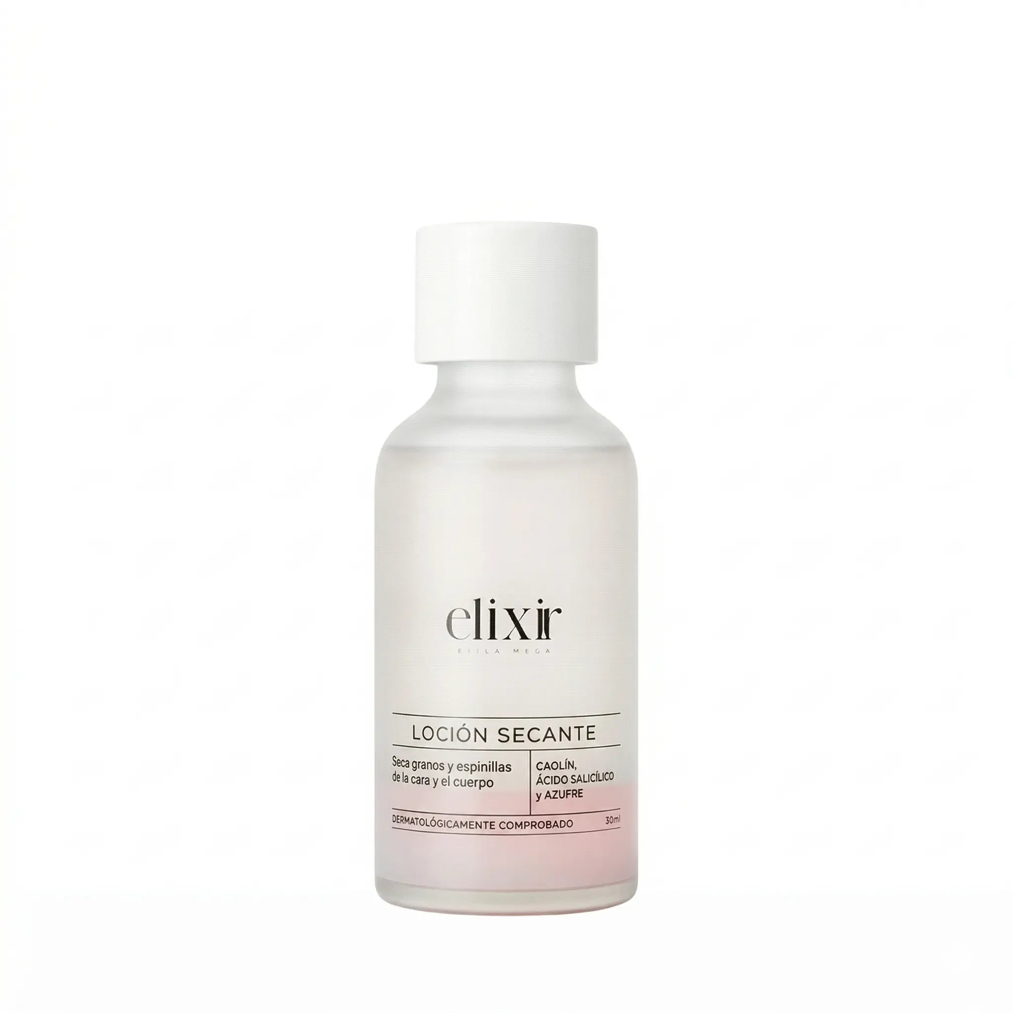 Tratamiento secante facial Elixir ácido salicílico azufre control grasa imperfecciones piel Colombia Alternativ