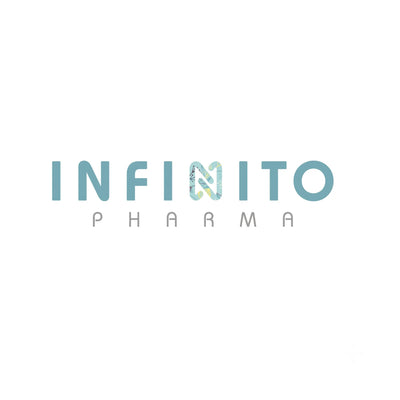 Logo del laboratorio Infinito, línea de bienestar integral disponible en Alternativ, con productos naturales para el equilibrio físico y emocional.
