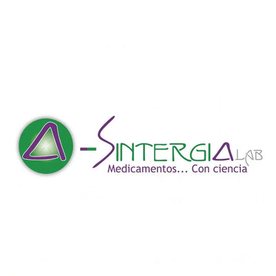 Logo del laboratorio Sintergía, marca aliada de la farmacia Alternativ especializada en homeopatia y medicina integrativa de precisión.