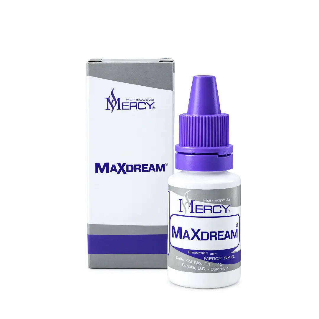 MaxDream Gotas 15 mL de Homeopatía Mercy, frasco gotero