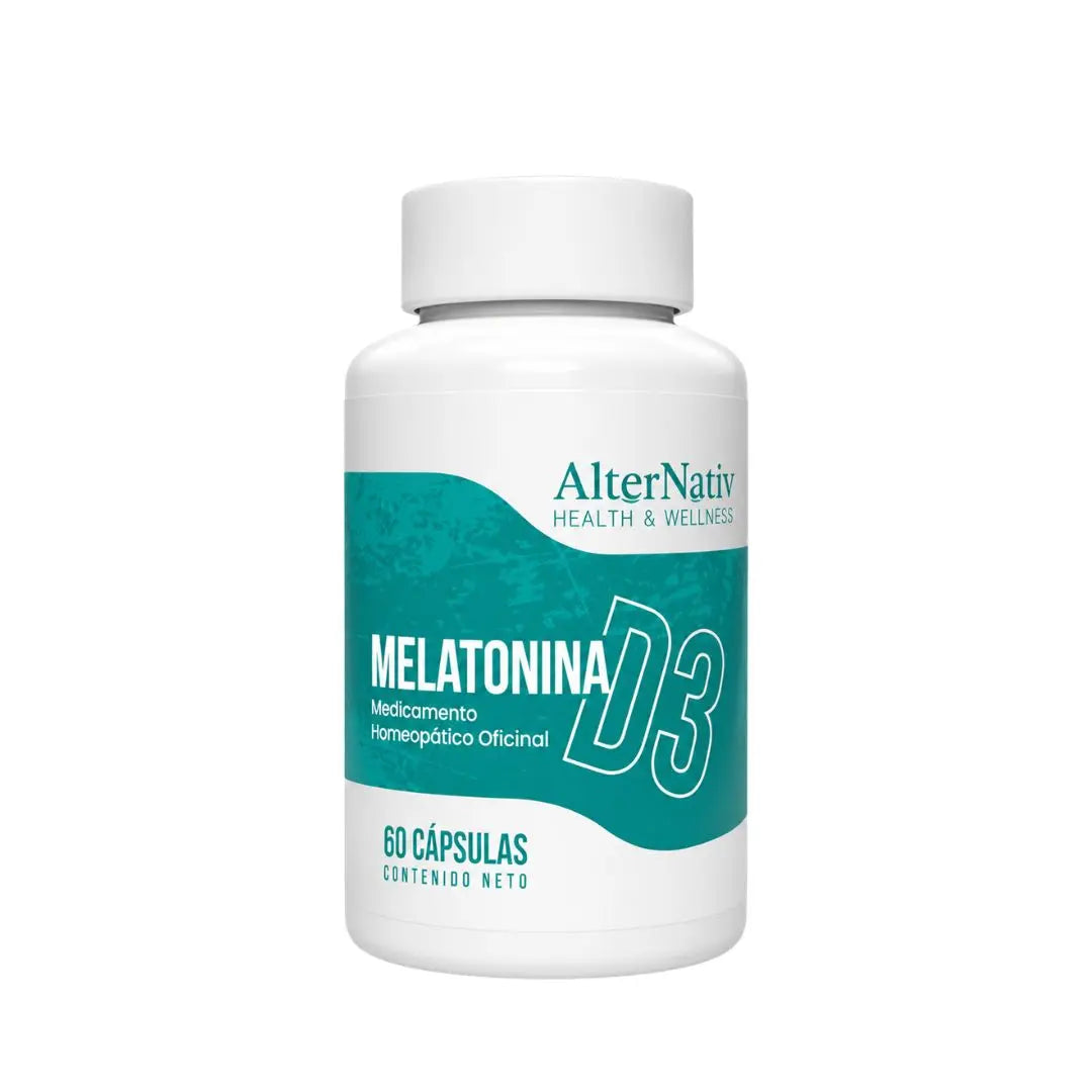 Melatonina D3 cápsulas x60 medicamento homeopático oficinal Alternativ Colombia Jaquin France