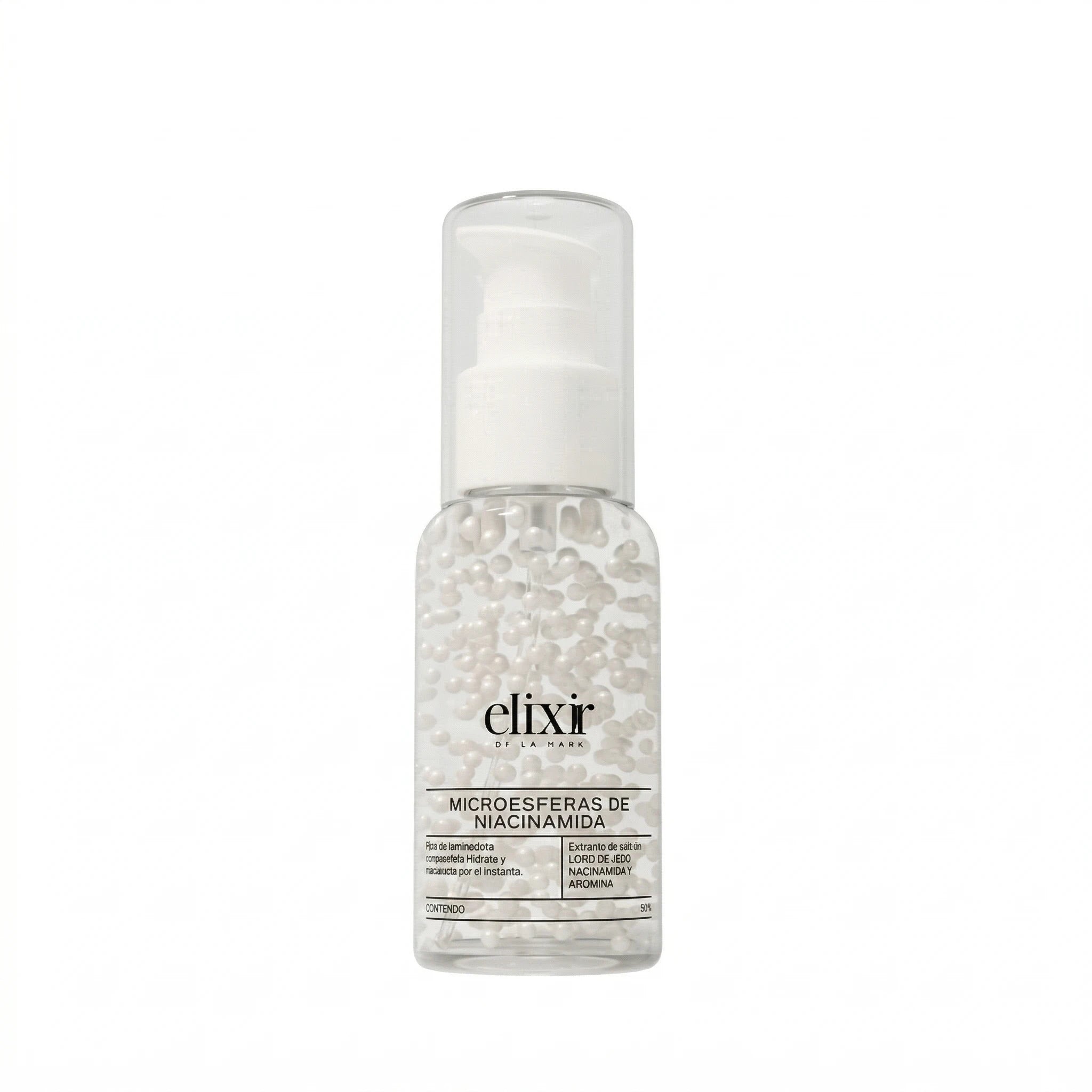 Microesferas de niacinamida Elixir 30 ml esencia facial glass skin luminosidad Colombia Alternativ