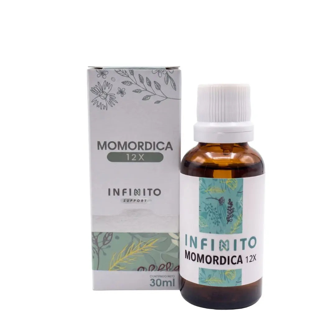 Momordica 12X Gotas medicamento homeopático oficinal elaborado por Laboratorio Infinito H&V y distribuido por Alternativ S.A.S.