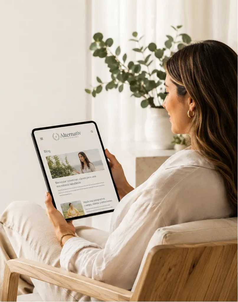 Contenido educativo especializado en medicina integrativa, medicina funcional, suplementos, salud emocional y bienestar integral desarrollado por Alternativ Health & Wellness.