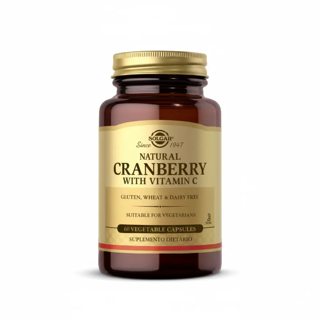 Natural Cranberry con Vitamin C Solgar® | Suplemento Dietario