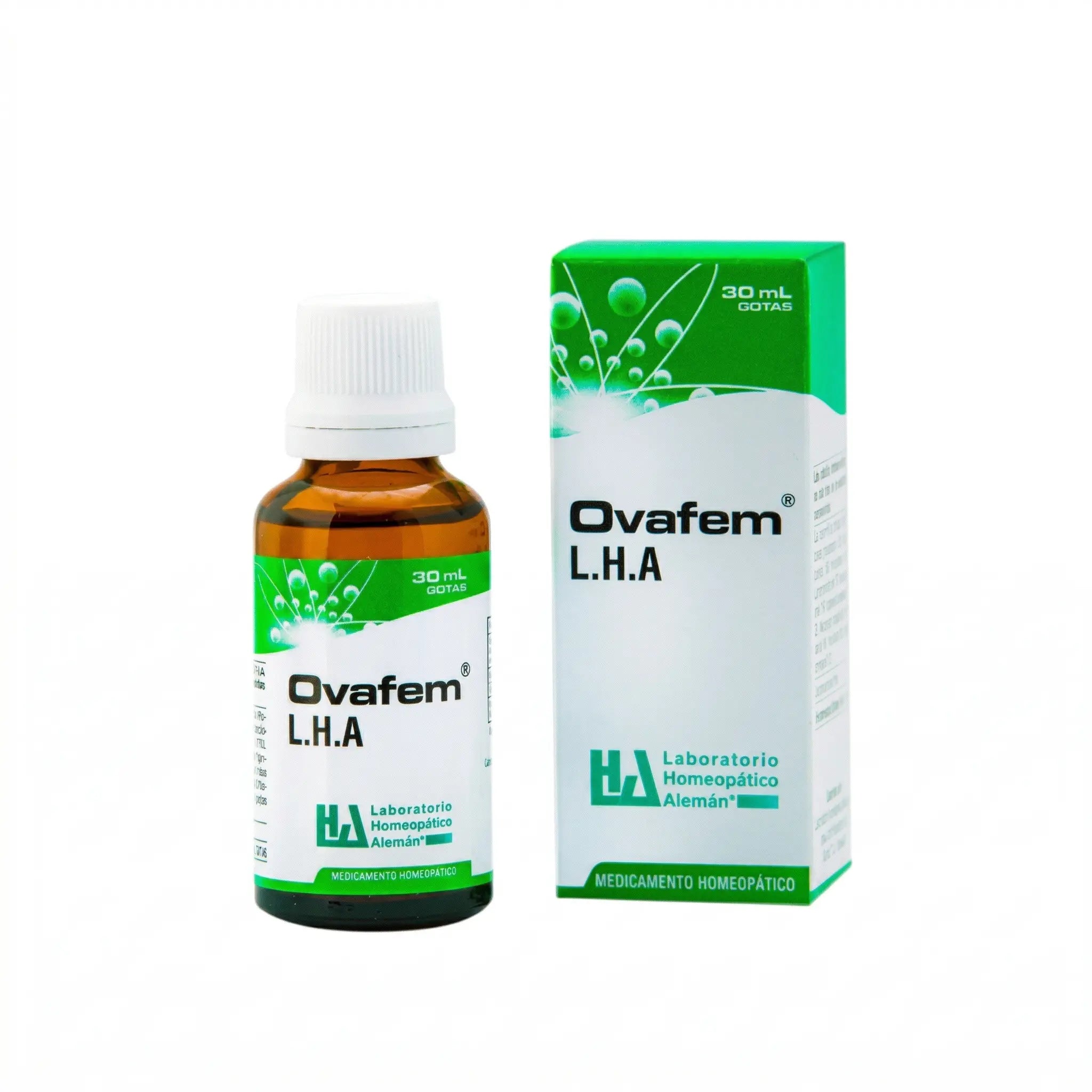 Ovafem gotas LHA 30 ml medicamento homeopático fórmula médica Colombia Alternativ