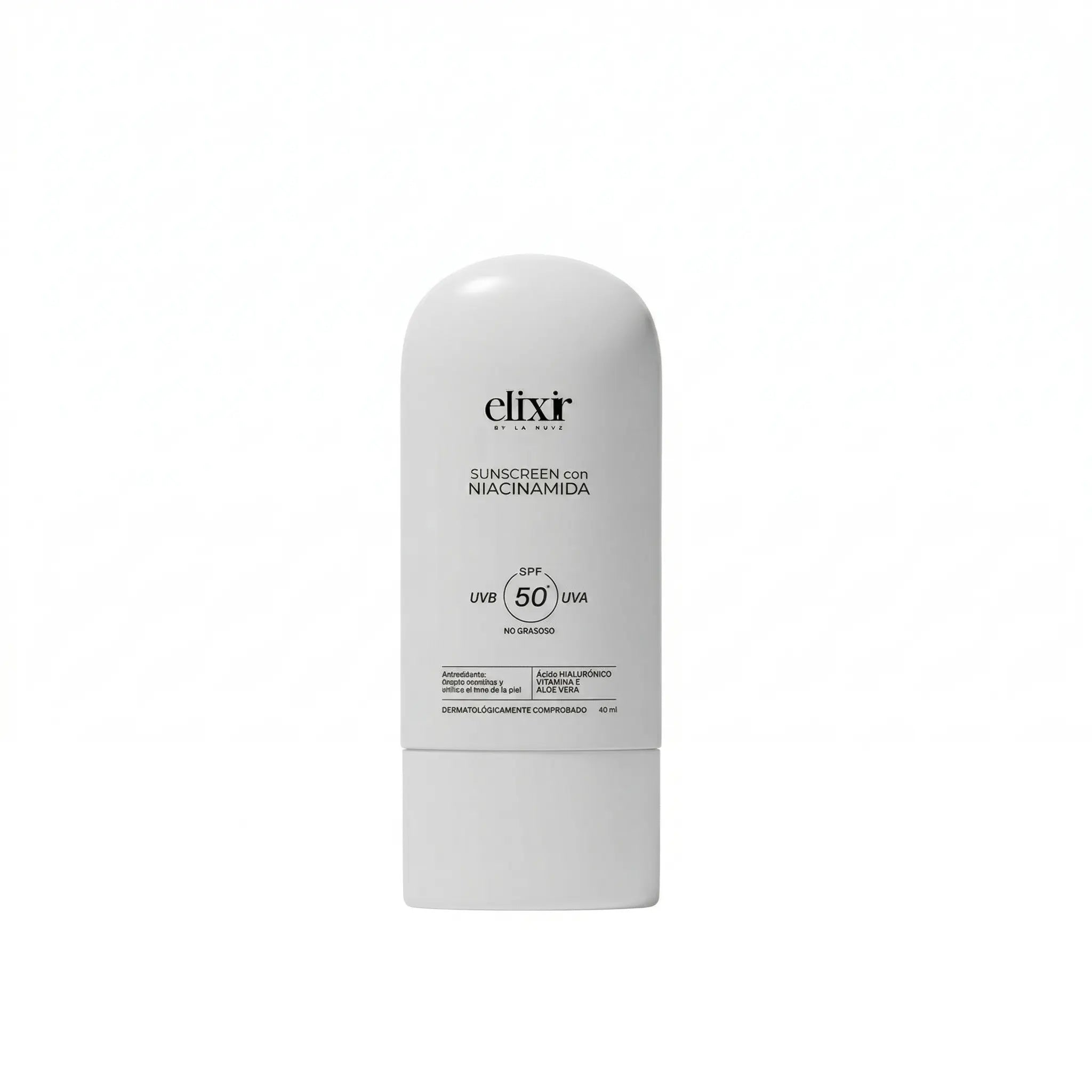 Protector solar Elixir SPF 50 tono medio 50 ml con color glow natural Colombia Alternativ