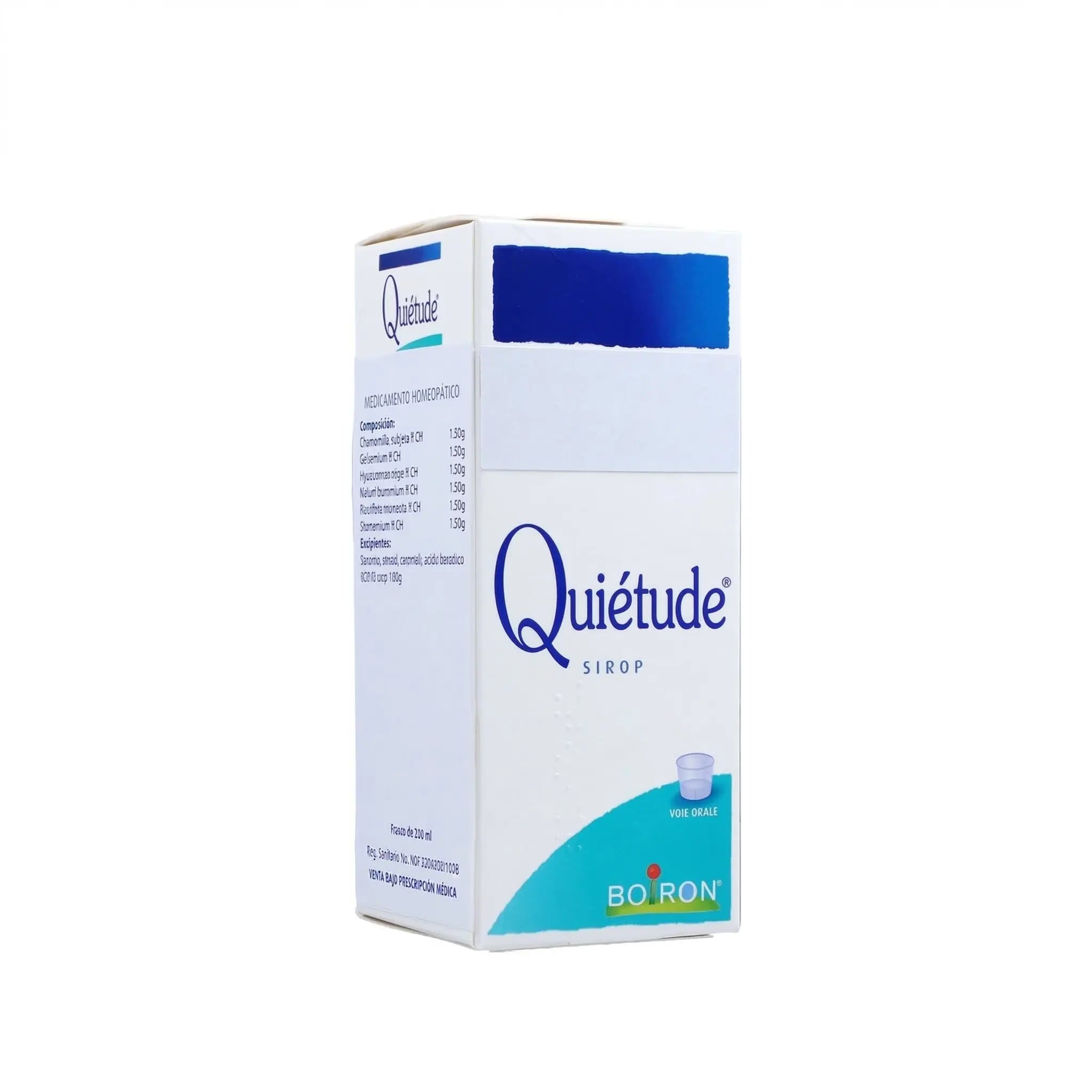 Quietude Boiron solución oral 200 ml medicamento homeopático sistema nervioso Colombia